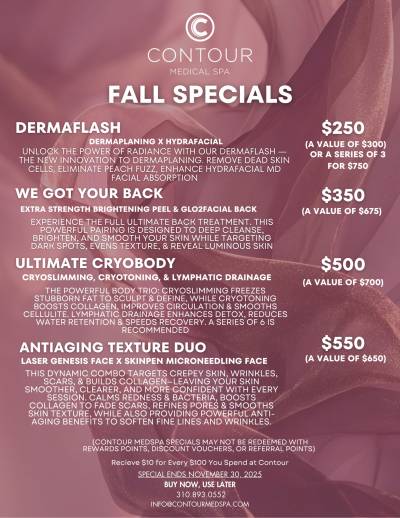 Contour Medical Spa Offers in Northridge, Los Angeles, CA