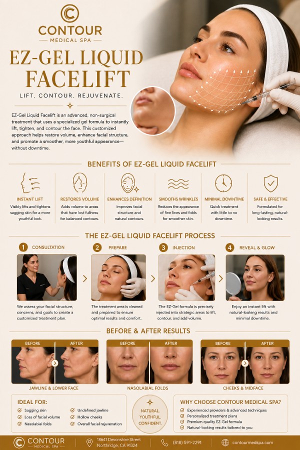 EZ-Gel Liquid Facelift Specialist in Northridge, Los Angeles, CA EZ-Gel Liquid Facelift Specialist in Northridge, Los Angeles, CA