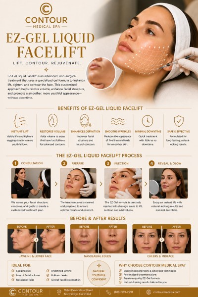 EZ-Gel Liquid Facelift Specialist in Northridge, Los Angeles, CA EZ-Gel Liquid Facelift Specialist in Northridge, Los Angeles, CA