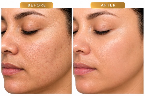 SkinPen Microneedling Treatment Before And After in Northridge, Los Angeles, CA