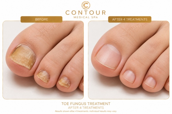 Toenail Fungus Laser Removal Before And After in Northridge, Los Angeles, CA