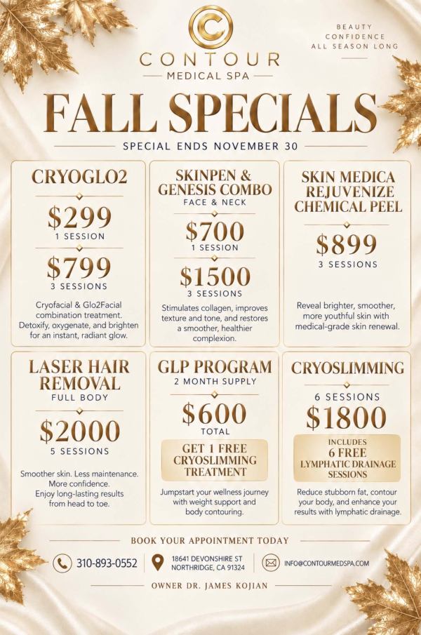 Contour Medical Spa Offers in Northridge, Los Angeles, CA Contour Medical Spa Offers in Northridge, Los Angeles, CA