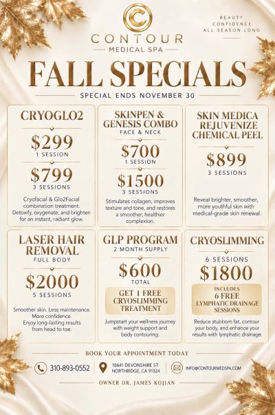 Contour Medical Spa Offers in Northridge, Los Angeles, CA Contour Medical Spa Offers in Northridge, Los Angeles, CA